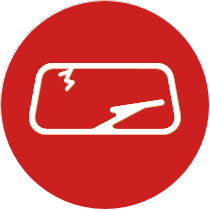 illustratie achterruit met schade